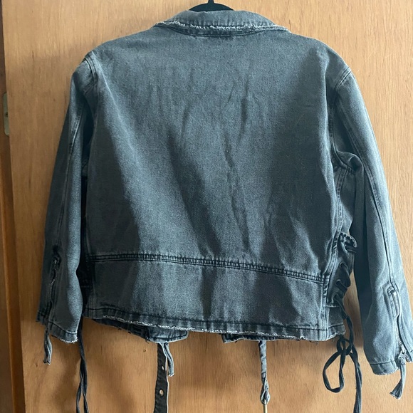 Denim motor style jacket - Picture 3 of 3